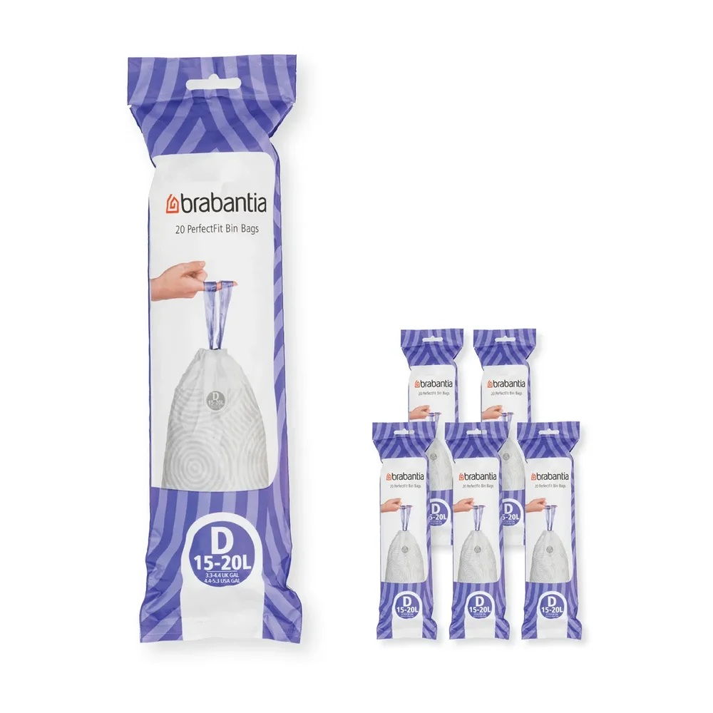 Brabantia PerfectFit avfallspose 120 poser v:9026996 Brabantia PerfectFit avfallspose 120 poser v:9026996