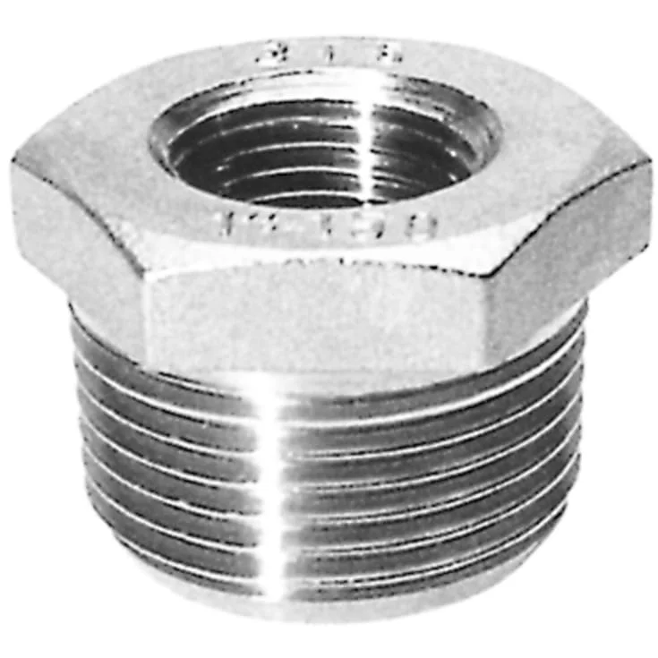 Rustfri nippelmuffe 1/2" x 1/4" | 24069
