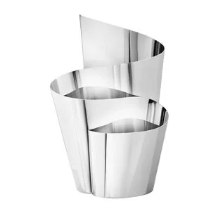 Fold vase høy 32,4 cm stål v:7507989
