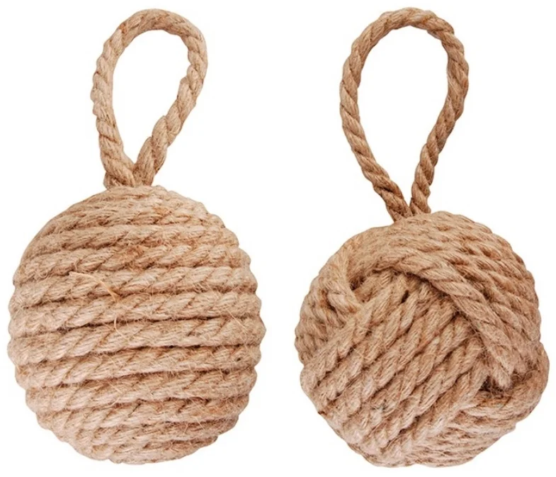 Dørstopper/veggbeskytter i Jute knute apehånd 1,8kg v:6172114 Dørstopper/veggbeskytter i Jute knute apehånd 1,8kg v:6172114