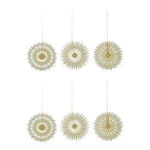 Stelle julepynt 6 stk off-white v:7376264