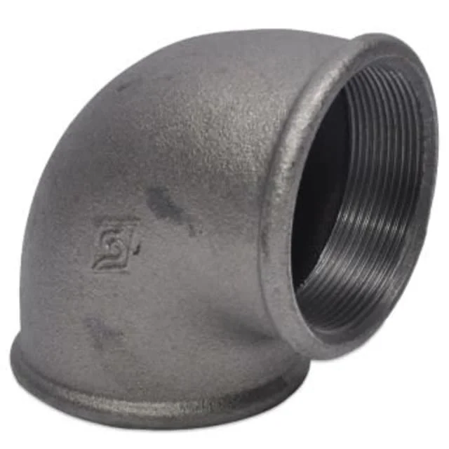 Sort vinkel, muffe/muffe 3/4" - 90° | 770090105