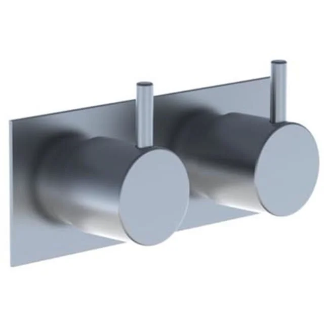 Vola 702 badekar/dusjbatteri, for karfylling via oveløp, krom | 702-16