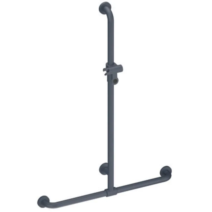 Hewi 801 T støttehåndtak/dusjstang, 118,4x110 cm, antrasitt | 801.35B430 92