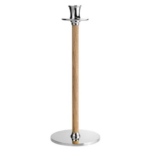 Alto Basso lysestake L 35 cm forniklet messing/eik v:6272876