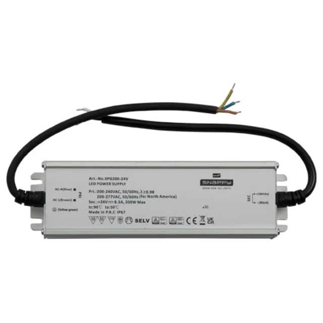 Ansell Lighting utendørs LED driver, 24V, 200W | AD200/24V/IP67 Ansell Lighting utendørs LED driver, 24V, 200W | AD200/24V/IP67