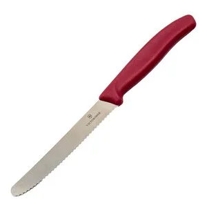 Swiss Classic tomatkniv 11 cm burgunder v:3272666 Swiss Classic tomatkniv 11 cm burgunder v:3272666