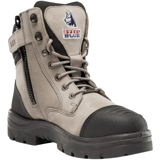 Steel Blue Southern Cross Zip vernestøvler S3, grå, str. 43 | 392661-SLATE_43