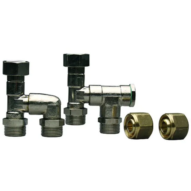 Uponor Fluvia T-Stykke 3/4"x20 mm, udbygningsæt til shunt, 2 kretsar | 1034416