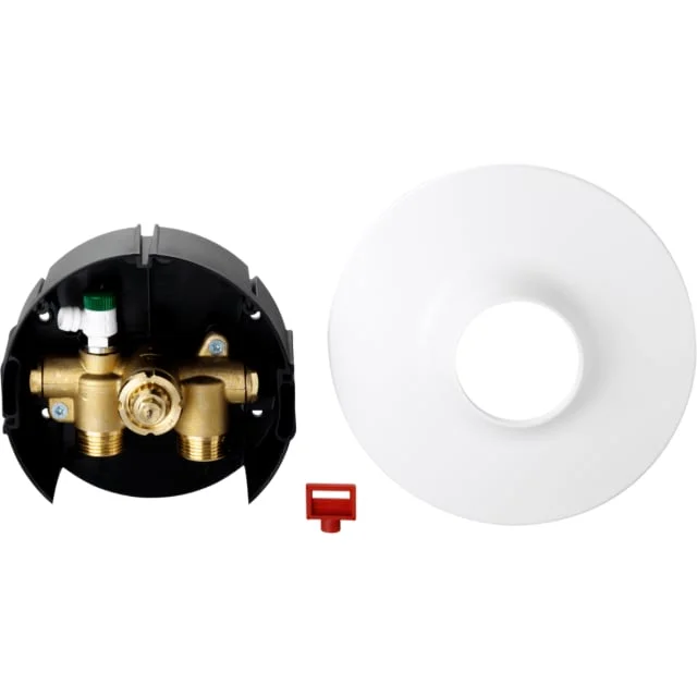 Danfoss innbygningsventil for vegg, til retur termostater hvit, eks. termostat | 003L1015 Danfoss innbygningsventil for vegg, til retur termostater hvit, eks. termostat | 003L1015