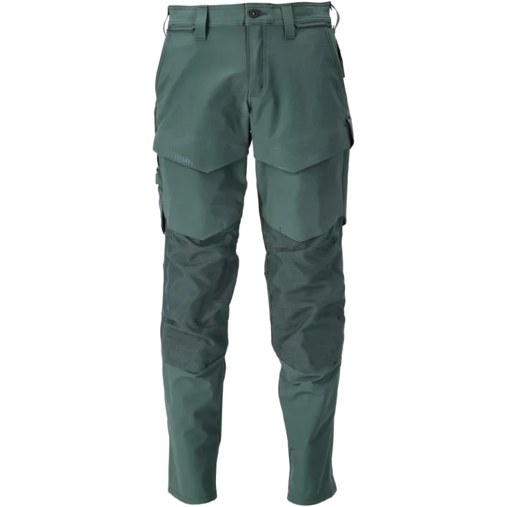 Mascot Customized arbeidsbukser med stretch, mørkegrønn, str. 76C47 | 22379-311-34_76C47