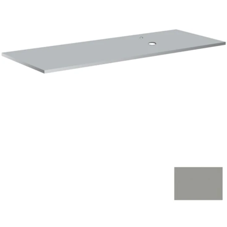 Hafa Edge benkeplate, høyre, 141x46.2 cm, lysegrå | 1590540