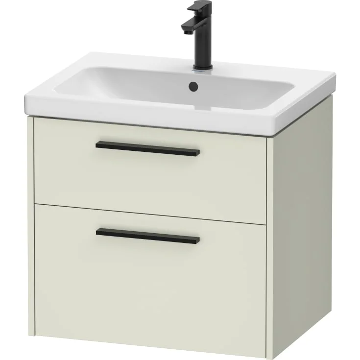 Duravit D-Code møbelpakke, 65x48 cm, mat lyseikrøn | 930235307+pakke