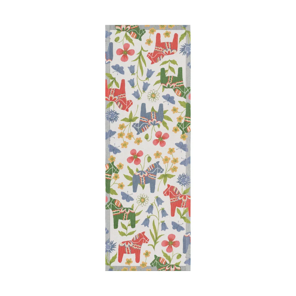 Blomsterhäst løper 35×100 cm v:5623068