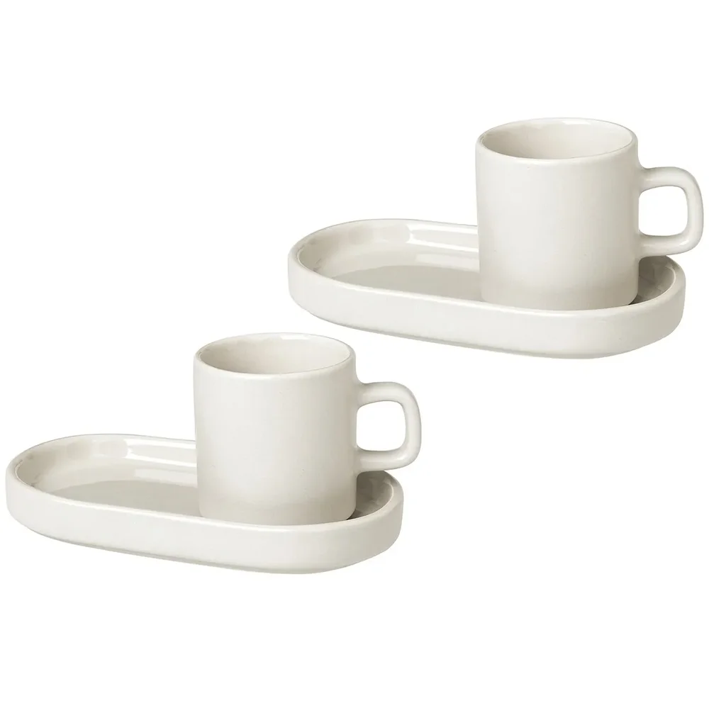 Pilar espressokopp med fat 2-stk. v:2389000 Pilar espressokopp med fat 2-stk. v:2389000