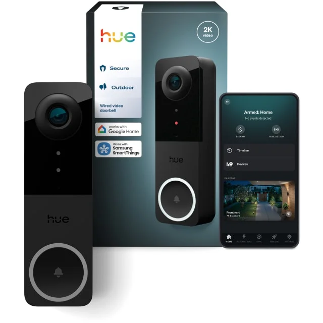 Philips Hue Secure videodørklokke | 929003816501 Philips Hue Secure videodørklokke | 929003816501