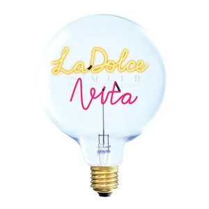 MITB lyspære LED 17 cm La Dolce Vita ravfarget/rød v:8570054 MITB lyspære LED 17 cm La Dolce Vita ravfarget/rød v:8570054