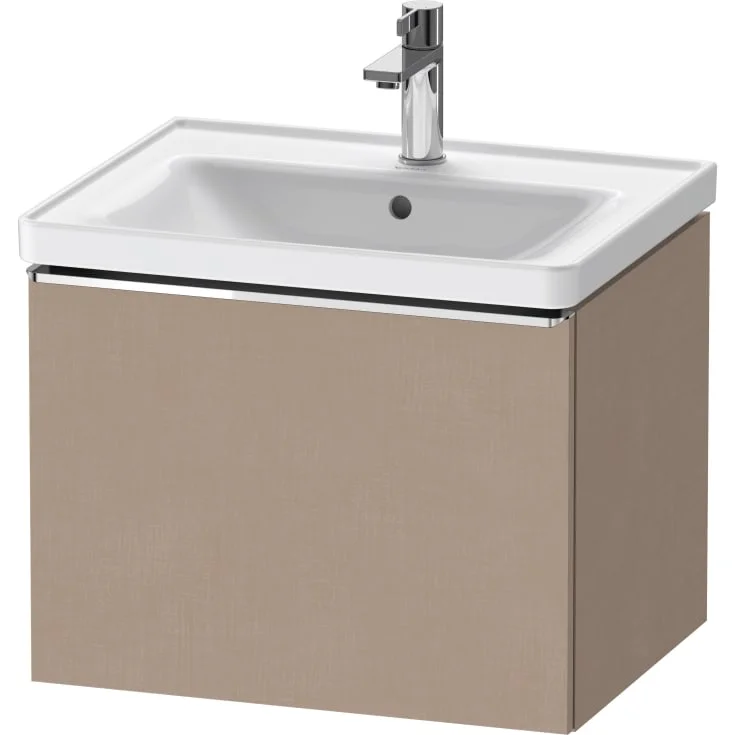 Duravit D-Neo servantskap, 58,4x45,2 cm, brun/krom | DE4249010750000