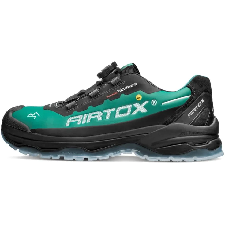 Airtox TX33 vernesko, S3, sort/grønn, str. 43 | TX33_43