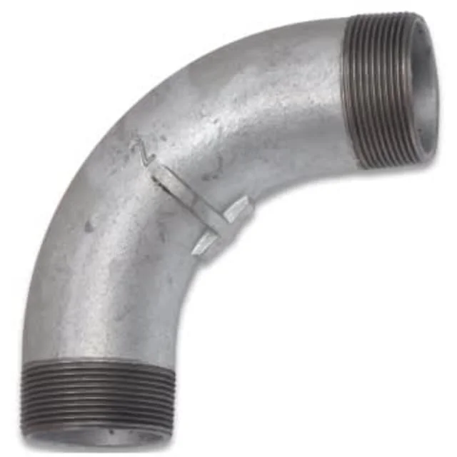 Galvanisert bøyning med nippel/nippel 1/2" - 90° | 770003204