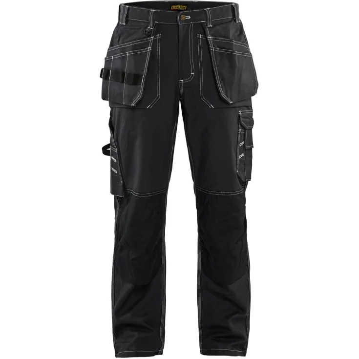 Blåkläder Workwear 1530 håndverkerbukser, sort, str. C150 | 1530-1370-9900_C150