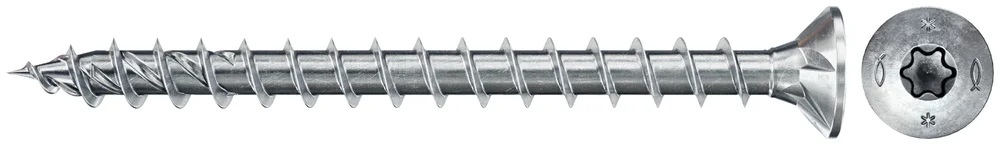 Treskrue Senkhode 3.0x16mm Elzink v:5796451
