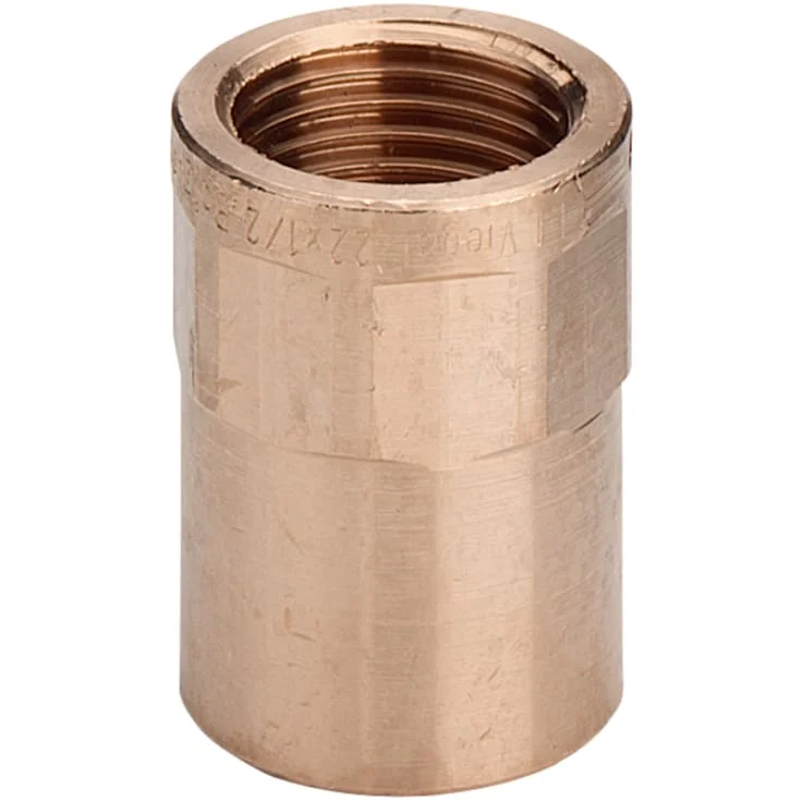 Messing loddeovergangsmuffe, 15 mm x 3/4" | 4270G015006000