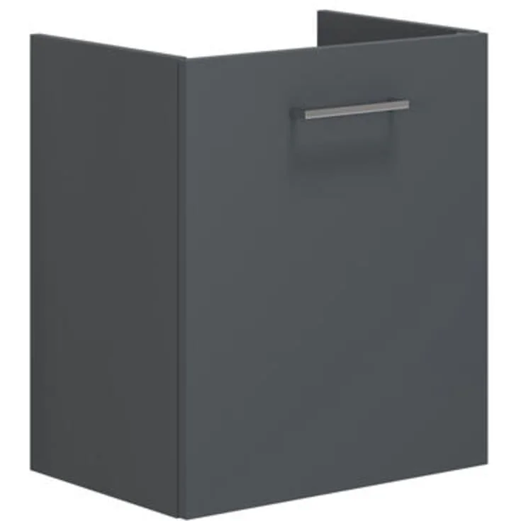 Dansani Mido+ servantskap, 50x35 cm, venstre, matt grå | P01-1203