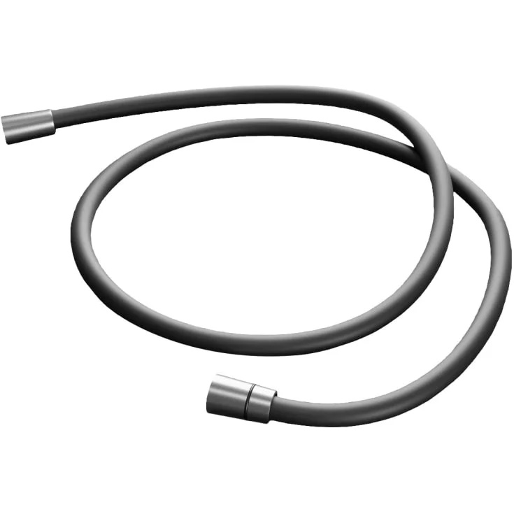 Scandtap SoftFlow dusjslange, sort/børstet stål | 24090