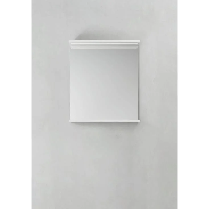 Hafa Store speil, med lys, 60x70 cm, hvit | 1390700