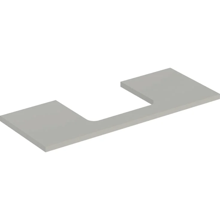 Geberit One benkeplate, 119x47,3 cm, matt grå | 505.285.00.7