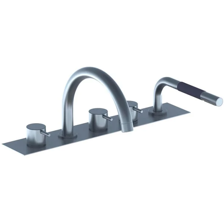Vola BK13 badekararmatur med dusjsett, messing natur | BK13-19