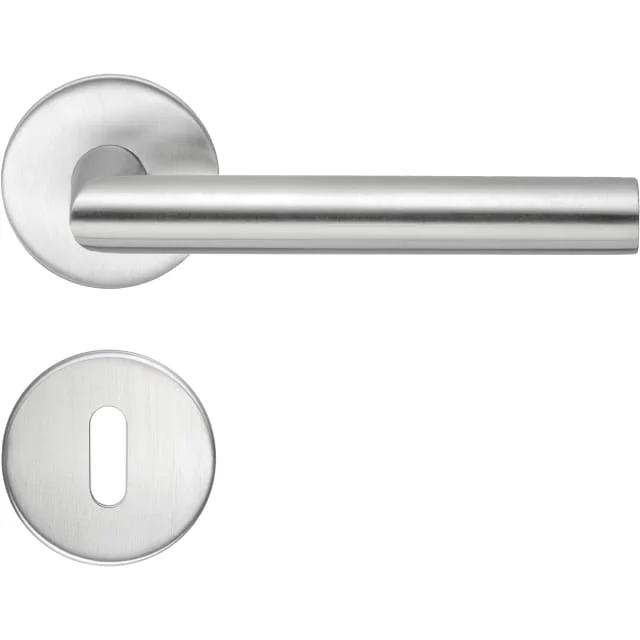 Beslagsboden Design Moderne dørhåndtak, børstet rustfritt stål | B912SN Beslagsboden Design Moderne dørhåndtak, børstet rustfritt stål | B912SN