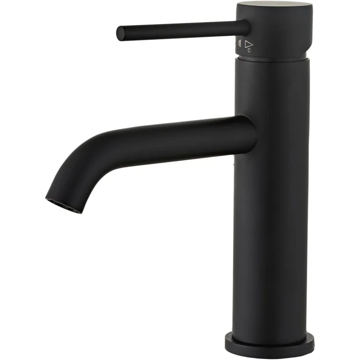 Zen Sanitary Slimline servantbatteri, sort | 81300122
