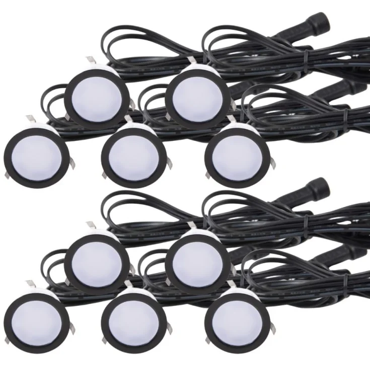 Light By Juhl Cosmos downlight, svart, 10-pk | 10890