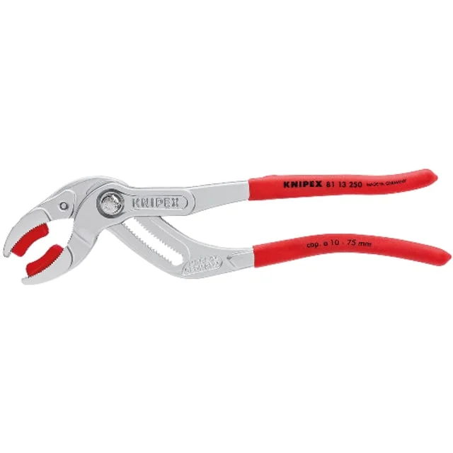 Knipex vannlås- og koblingstang, 250 mm, forkrommet | 81 13 250