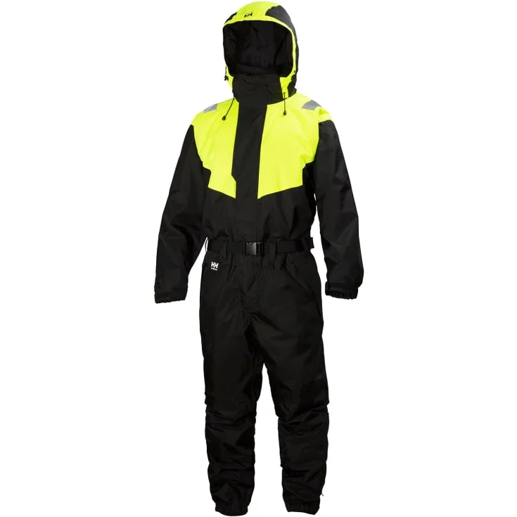 Helly Hansen Leknes termodress, sort/gul, str. C46 | 71613-993_C46