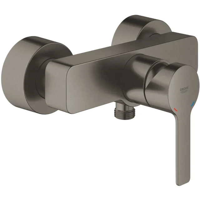 Grohe Lineare dusjbatteri, børstet sort krom | 33865AL1
