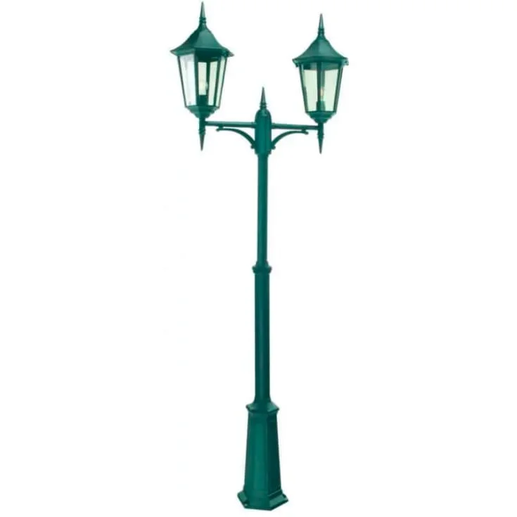 Norlys Modena 382 stolpelampe, LED max 2x9W, E27, IP54, sort | 3101706 Norlys Modena 382 stolpelampe, LED max 2x9W, E27, IP54, sort | 3101706