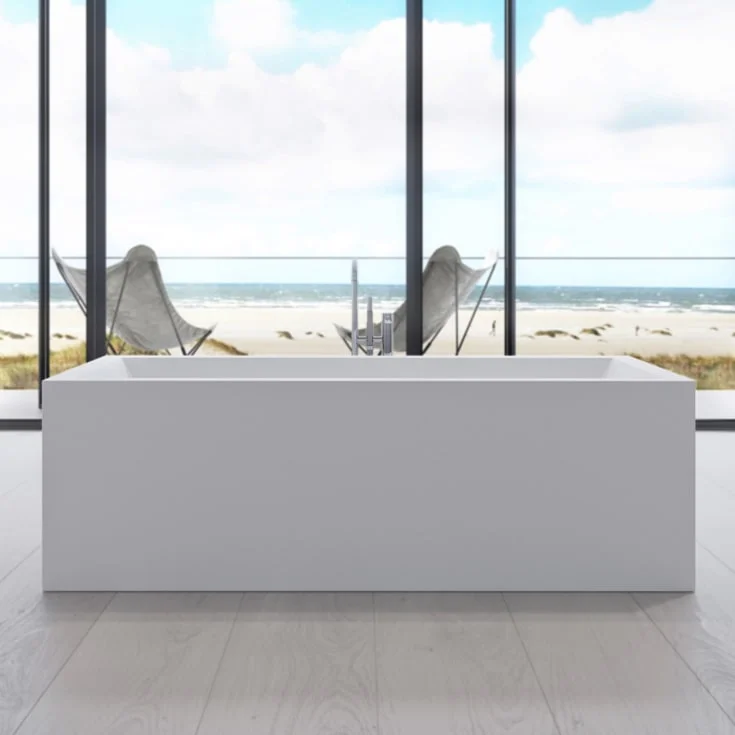 Copenhagen Bath Fredensborg frittstående badekar, 200×100 cm, hvit matt | 40030020