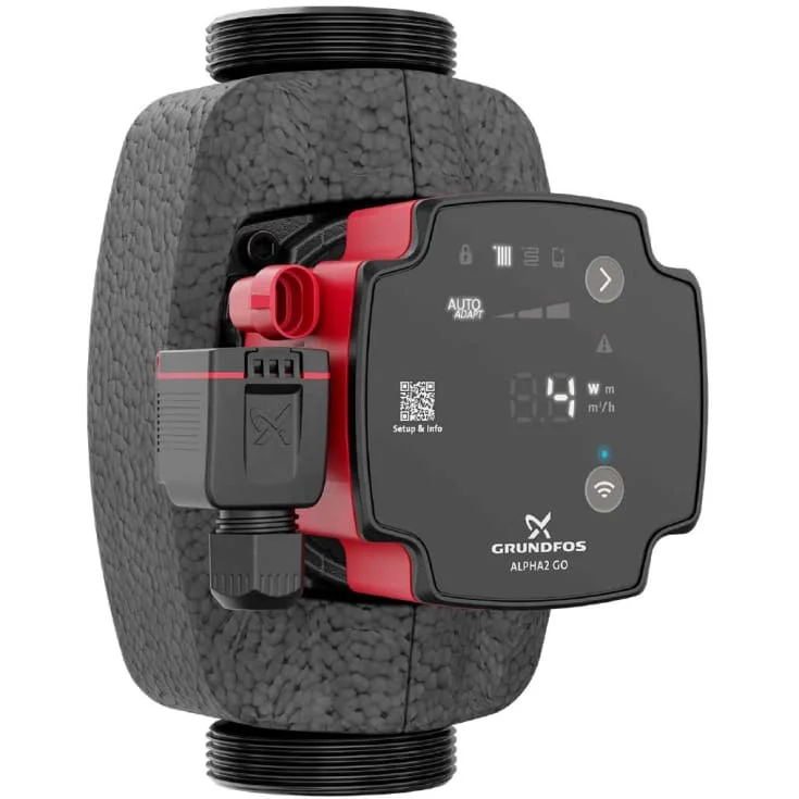 Grundfos Alpha2 GO 32-75 sirkulasjonspumpe 180 mm, varme | 1392940 Grundfos Alpha2 GO 32-75 sirkulasjonspumpe 180 mm, varme | 1392940