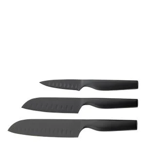 Sukai knivsett 3 stk svart v:7365257