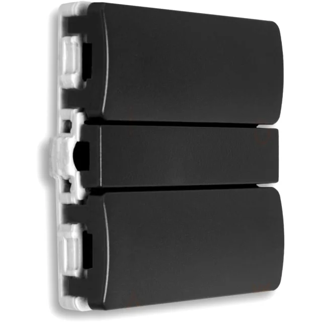 Smartkontakten Zigbee batteritapp for LK Fuga, blanke taster, grå | 5745000433674