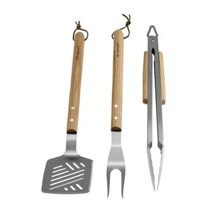 Sturdry BBQ grillsett 3 deler eiketre v:6077987