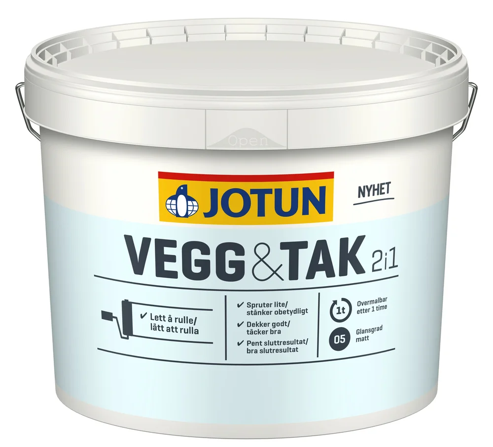 Vegg og tak hvit A base 9l v:7855347 Vegg og tak hvit A base 9l v:7855347