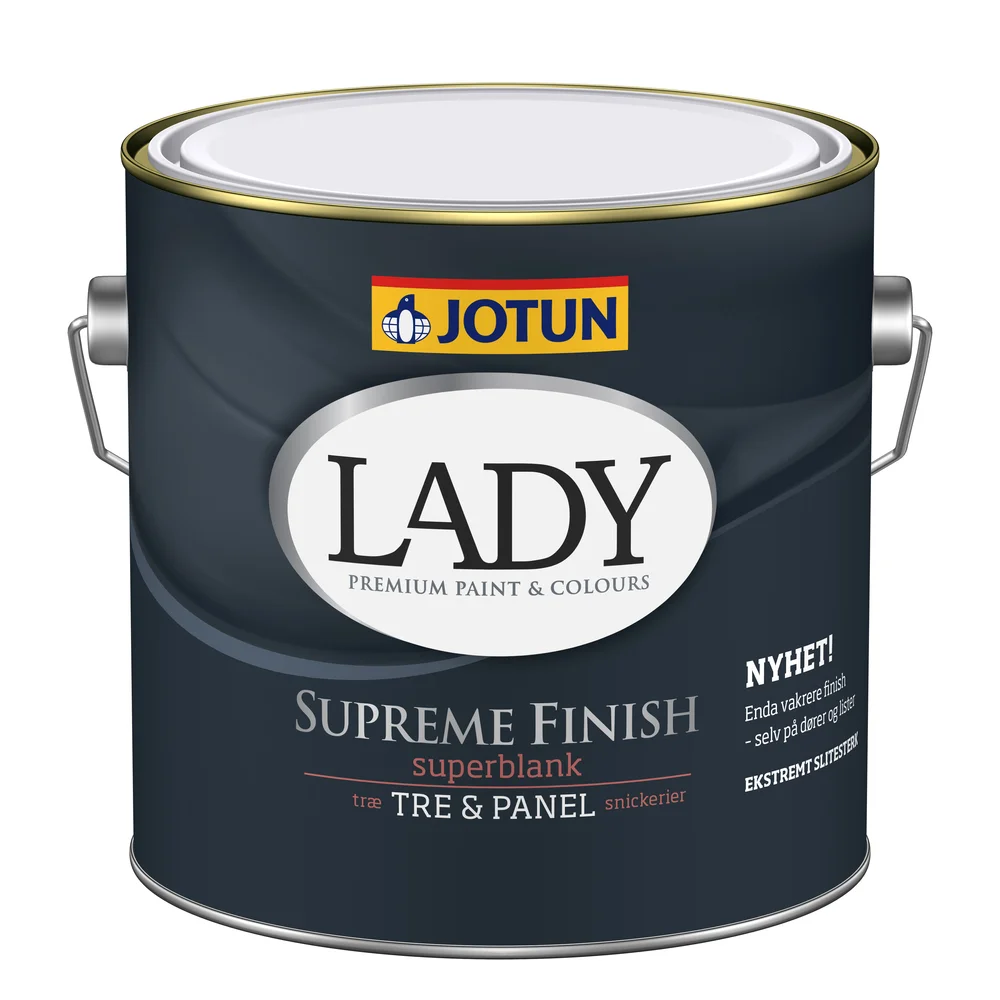 Lady Supreme Finish 80 hvit base 2,7l v:4327560 Lady Supreme Finish 80 hvit base 2,7l v:4327560