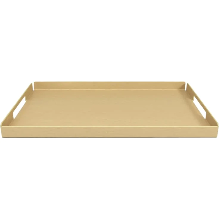 Aloop X large brett, 33×50,5 cm, børstet gull | a_a81500m Aloop X large brett, 33×50,5 cm, børstet gull | a_a81500m