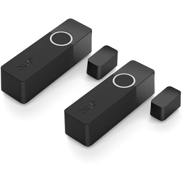 Philips Hue Secure dør- og vindussensor, 2-pakning, sort | 929003563804 Philips Hue Secure dør- og vindussensor, 2-pakning, sort | 929003563804