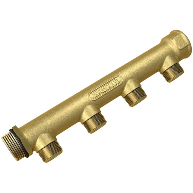 Wavin samlestokk 3/4", fast muffe, 4 avgreninger 1/2" | 4063965