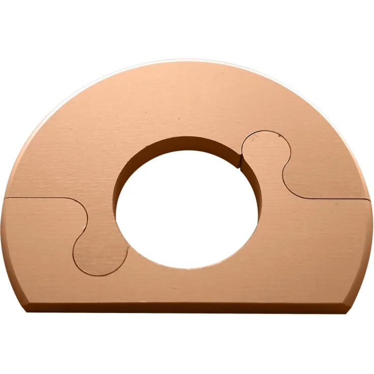 Alu Fit rosett, 22 mm, børstet kobber | met45022kc Alu Fit rosett, 22 mm, børstet kobber | met45022kc